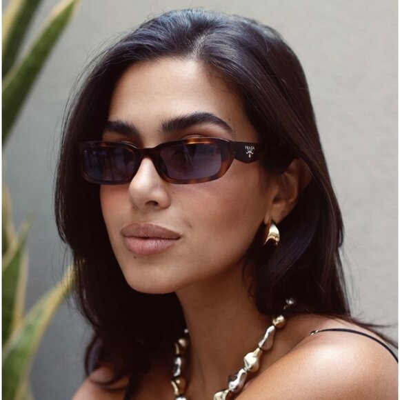 NEW PRADA PRB06SF 15W03N HAVANA PURPLE SUNGLASSES PRADA PR B06SF 15W03N - Picture 2 of 4